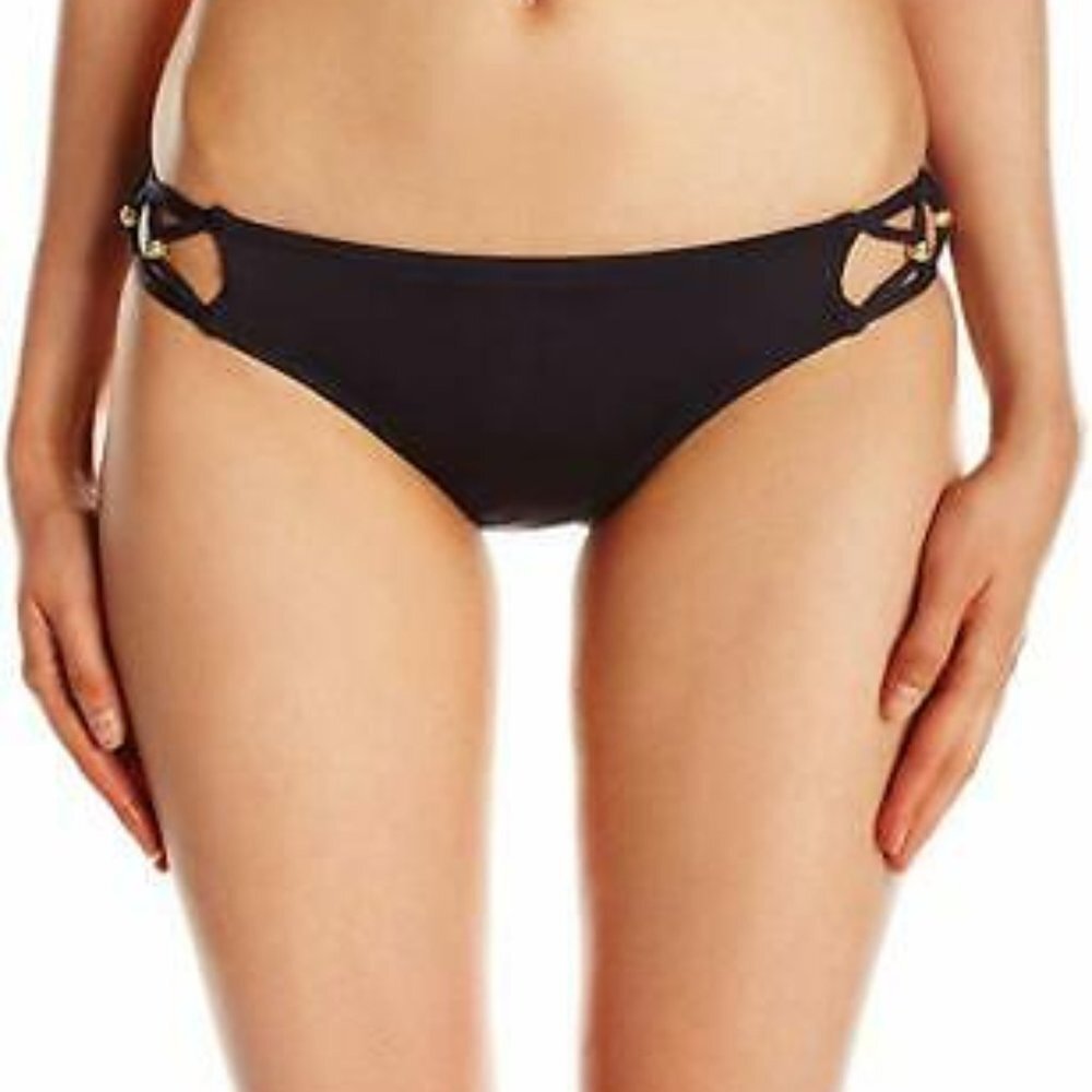 Trina Turk Women Hipster Bikini Botton Black 8
